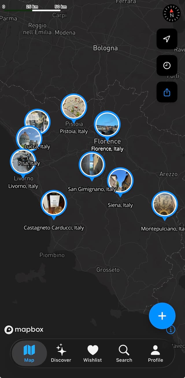 Life Map - Interactive 3D Globe with Memory Pins